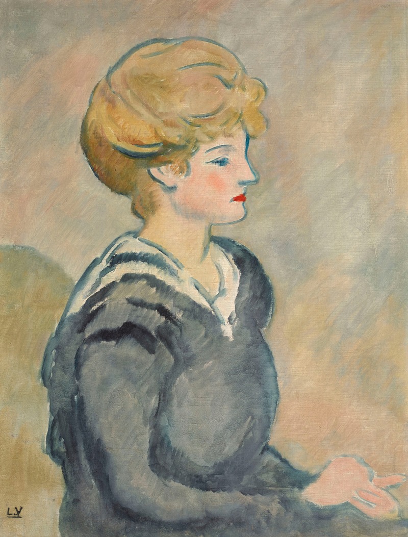 Louis Valtat - Jeune femme à la marinière