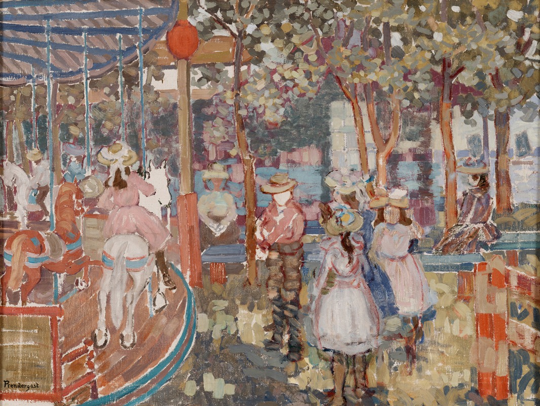 Maurice Prendergast - Merry-Go-Round