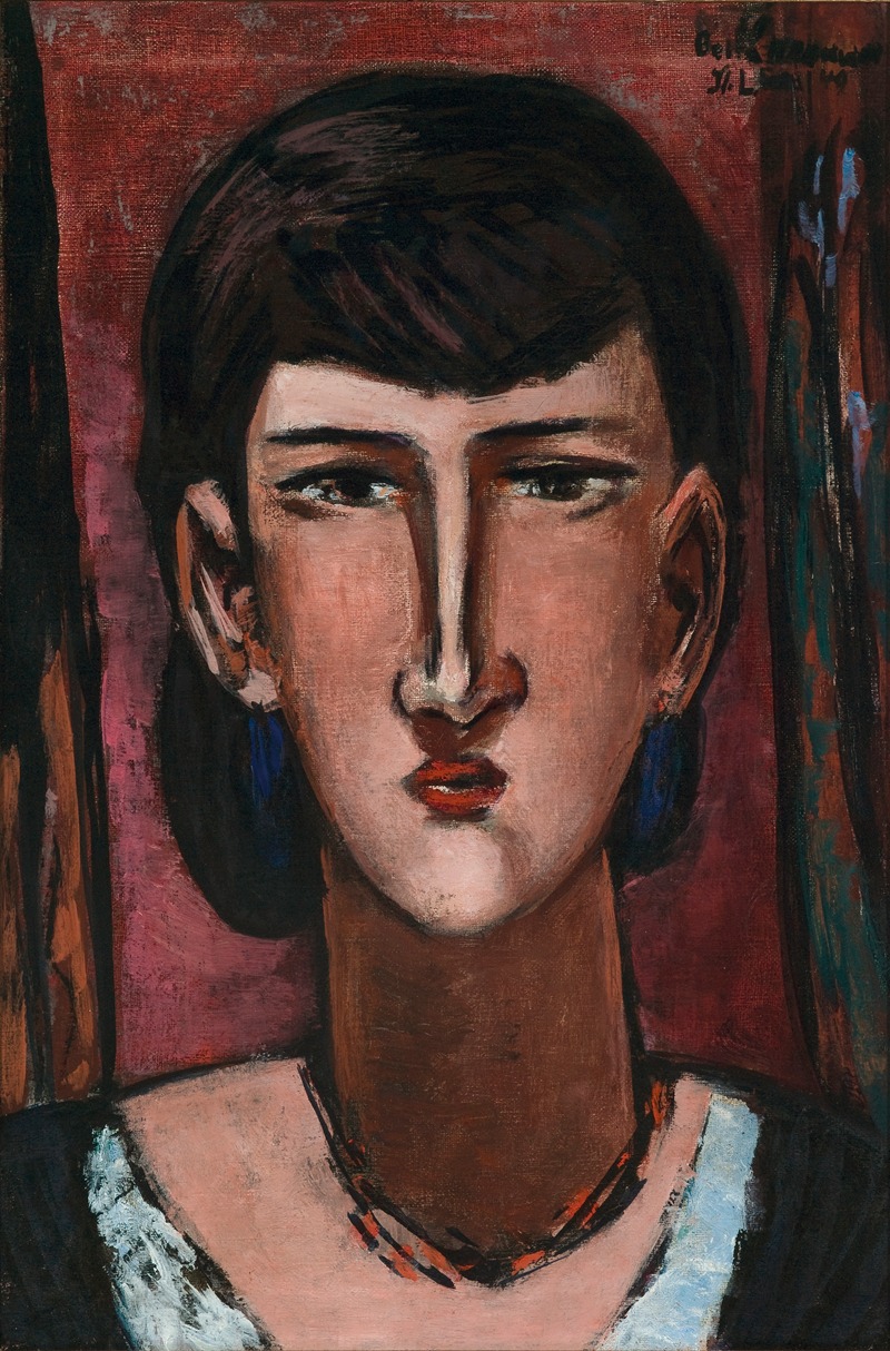 Max Beckmann - Portrait of Edie Rickey