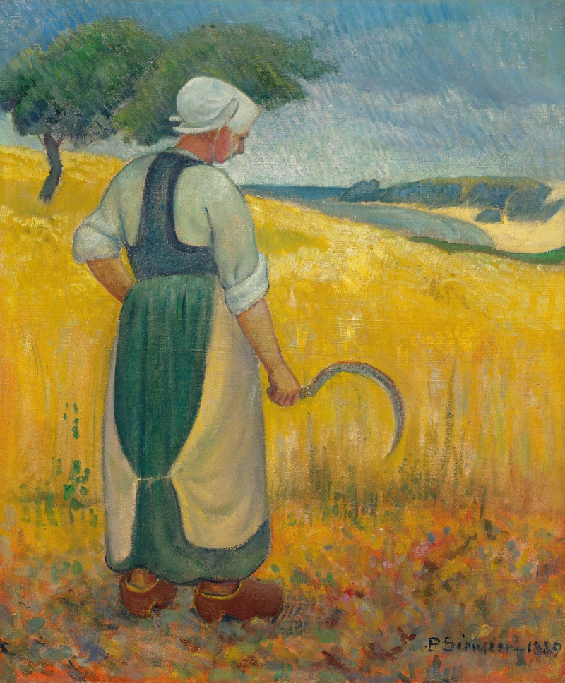 Paul Sérusier - Jeune bretonne à la faucille