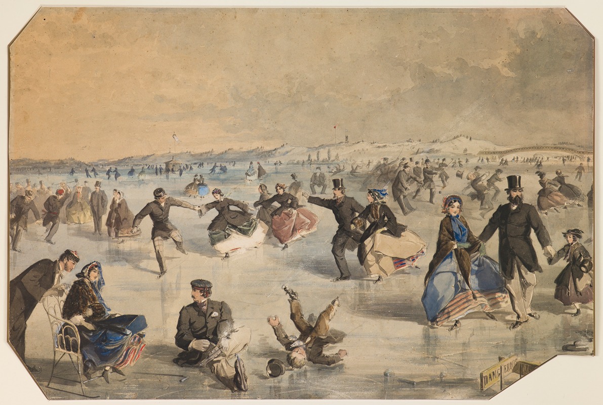 Winslow Homer - Skating in Central Park