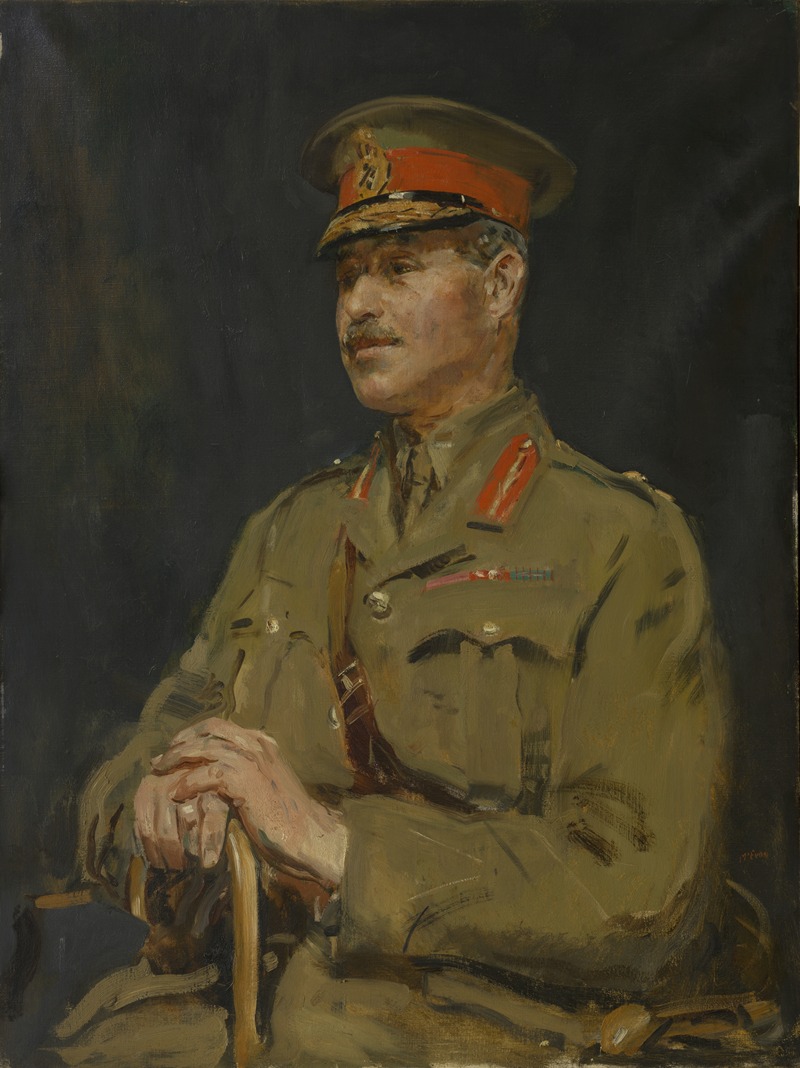 Ambrose McEvoy - Major-general Sir David Mercer, Kcb, Adjutant-general, Royal Marine Forces, 1916-1920