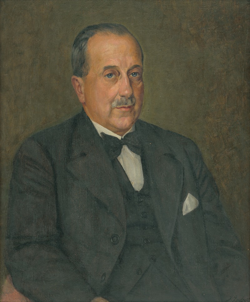 Ivan Žabota - Portrait of dr. Ľ. Medveckého