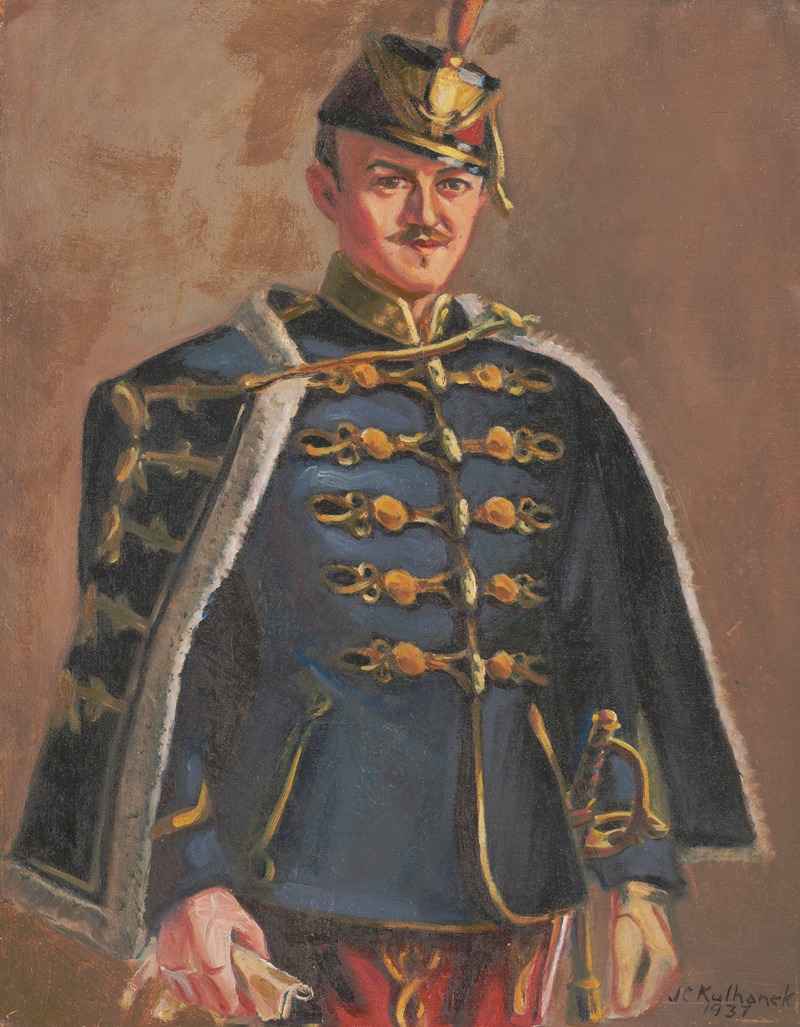 James C. Kulhanek - The Hussar – James C Kulhanek, self portrait