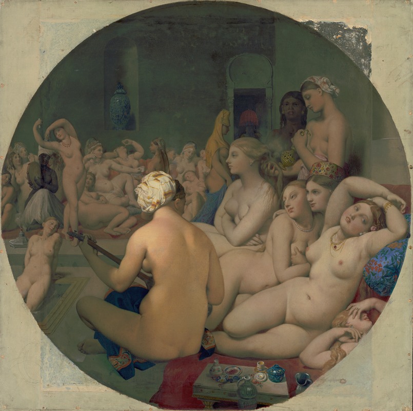 Jean Auguste Dominique Ingres - Le Bain Turc (The Turkish bath)