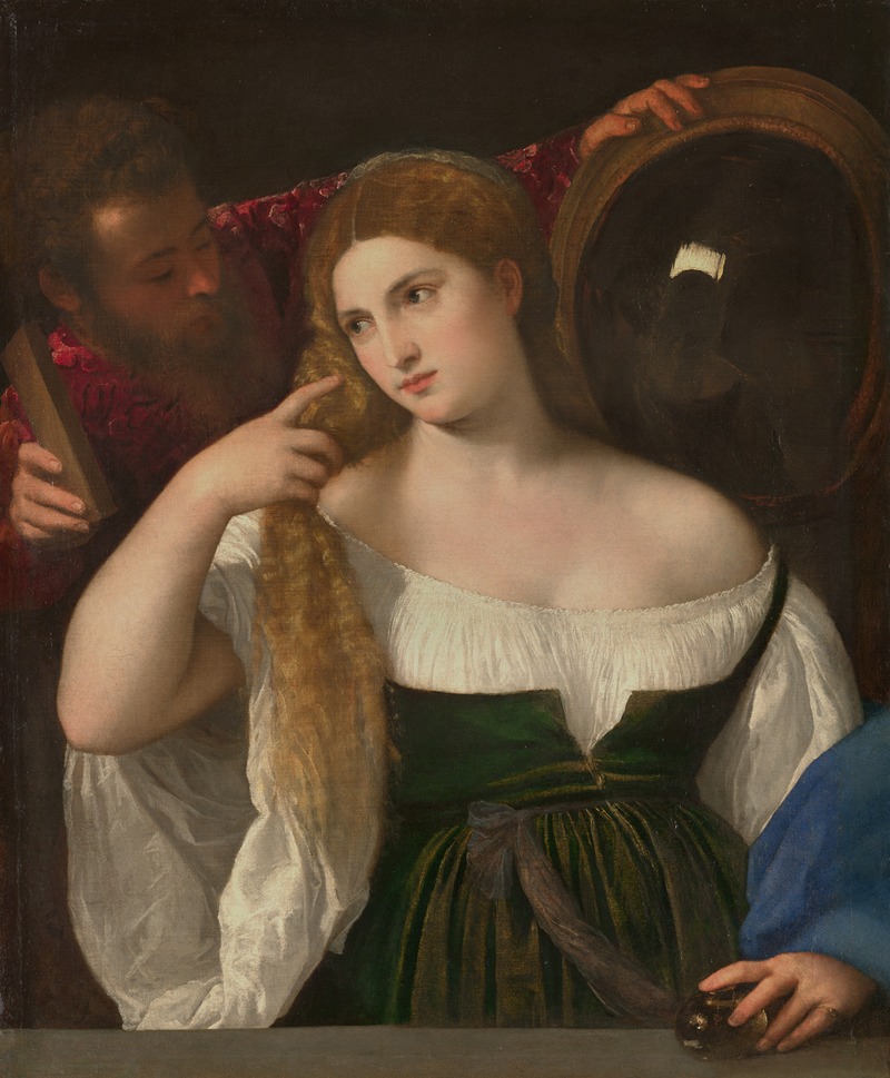 Titian - Portrait d’une Femme à sa Toilette