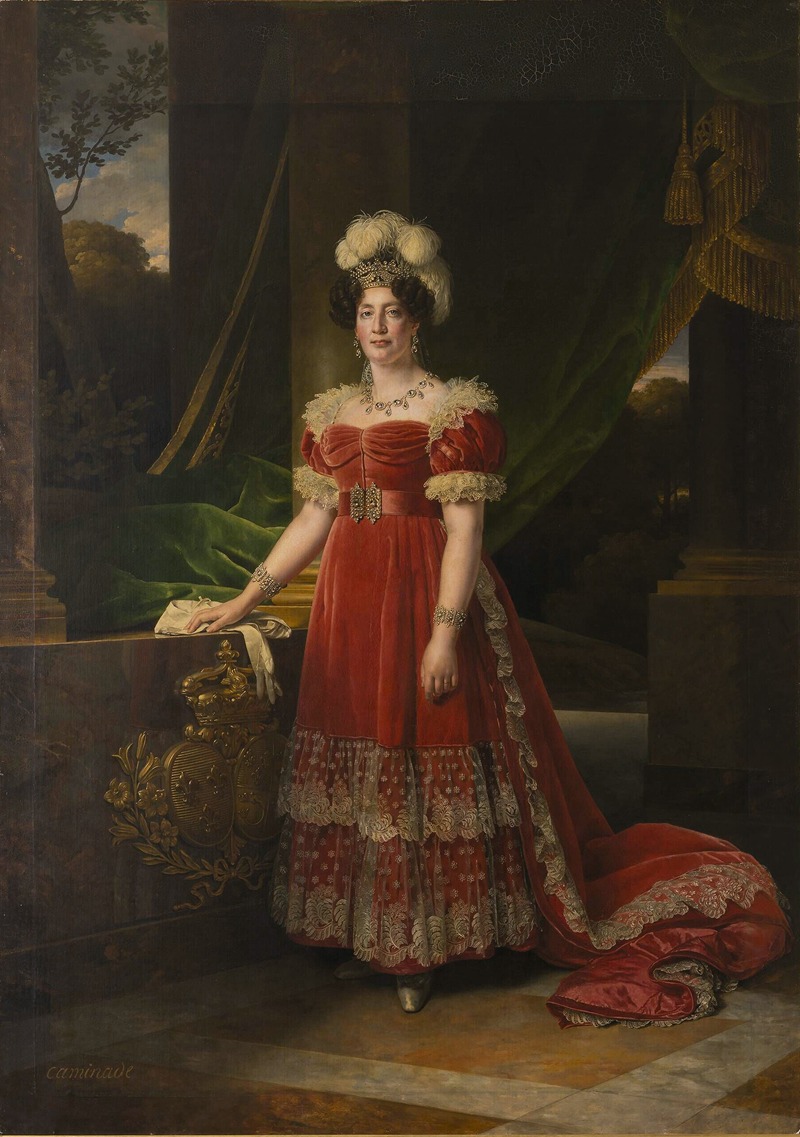 Alexandre-François Caminade - Portrait of Marie Thérèse of France, Duchess of Angoulême