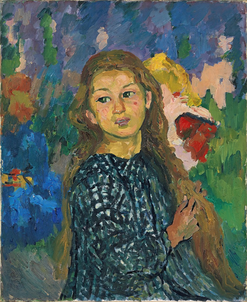 Giovanni Giacometti - Portrait of Ottilia Giacometti