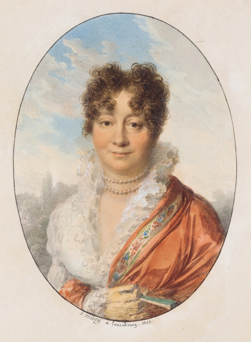 Jean-Baptiste Isabey - Portrait of Countess Marie Ulrika Lažanská