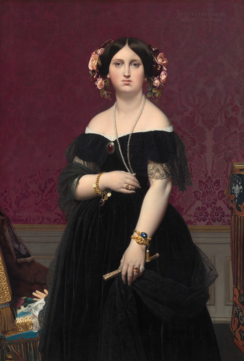 Jean Auguste Dominique Ingres - Madame Moitessier