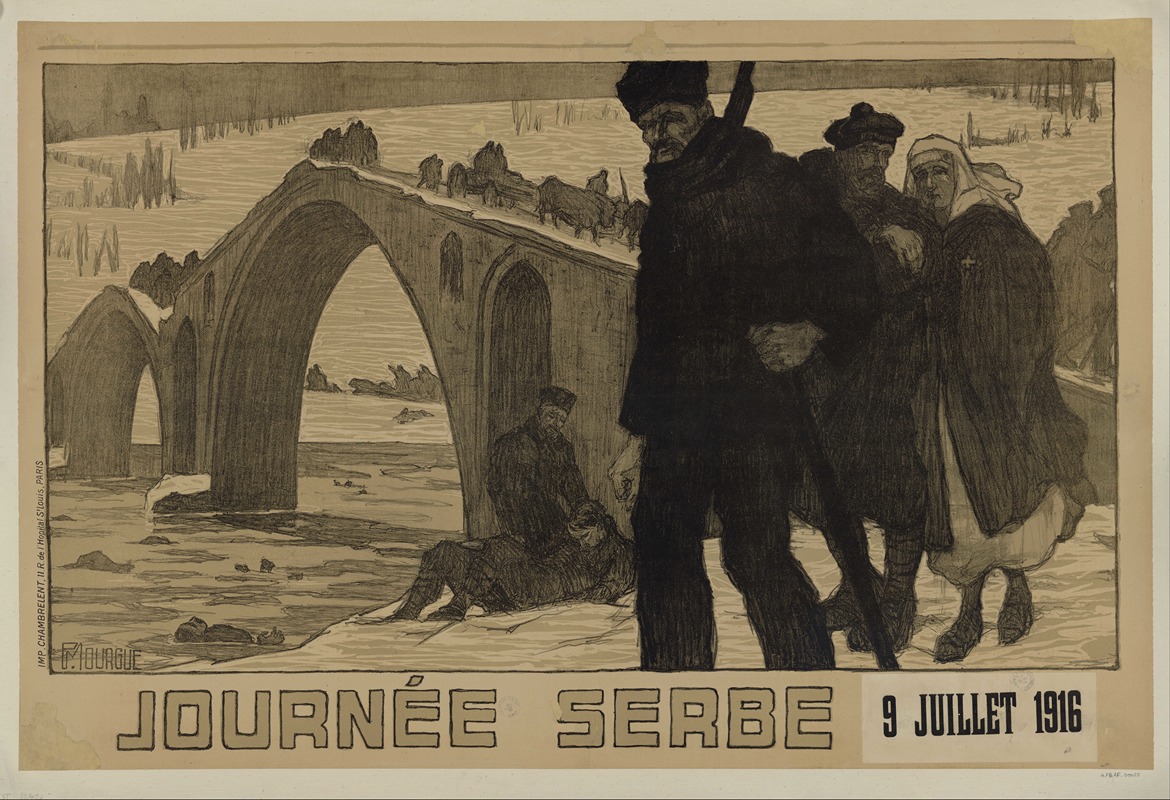 Pierre Mourgue - Journée serbe, 9 juillet 1916