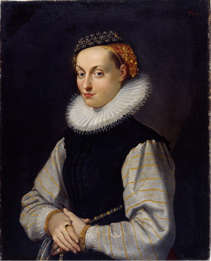 Joseph Heintz The Elder - Portrait of Bildnis von Veronika Fugger