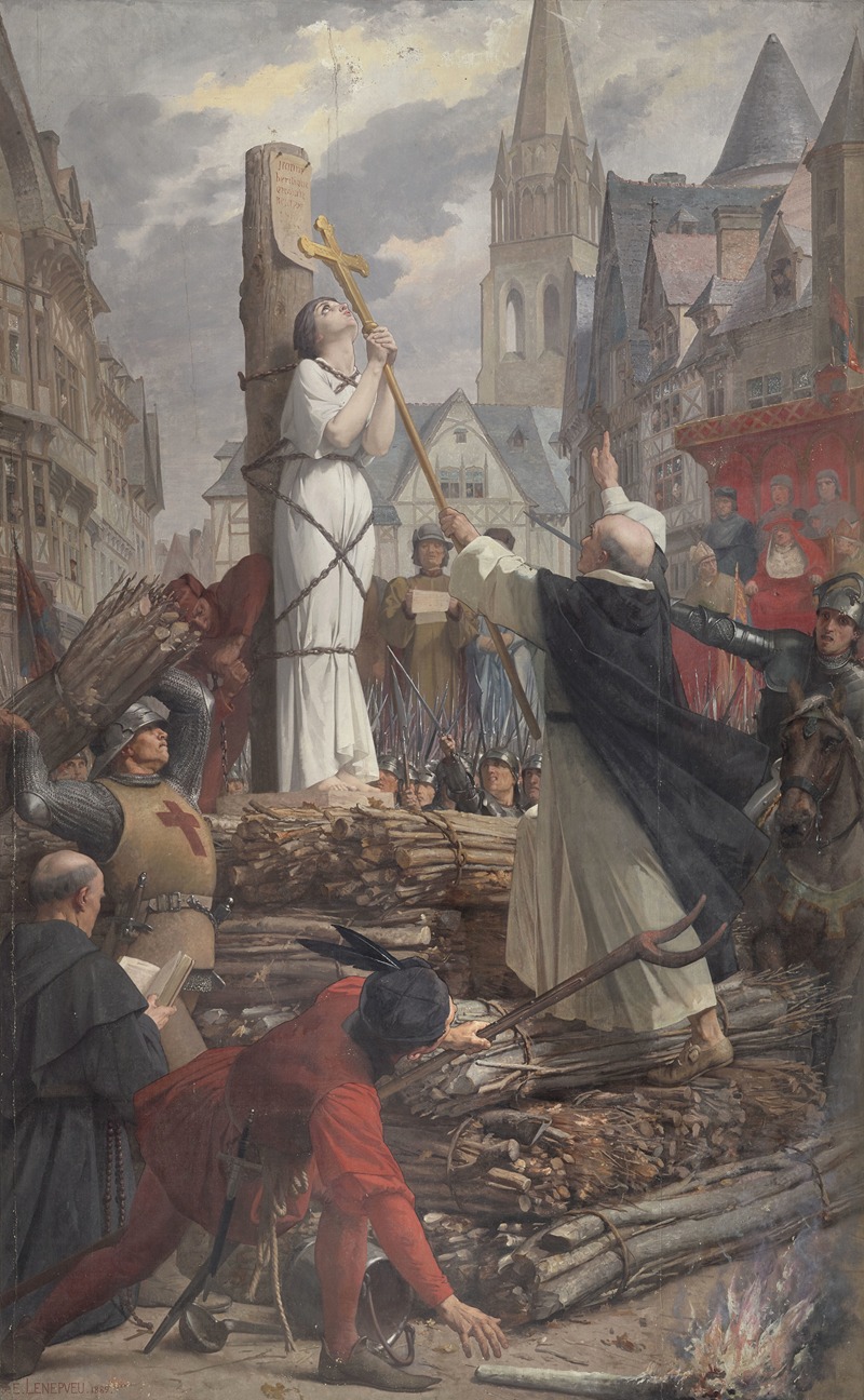 Jules-Eugène Lenepveu - Jeanne d’Arc sur le bûcher