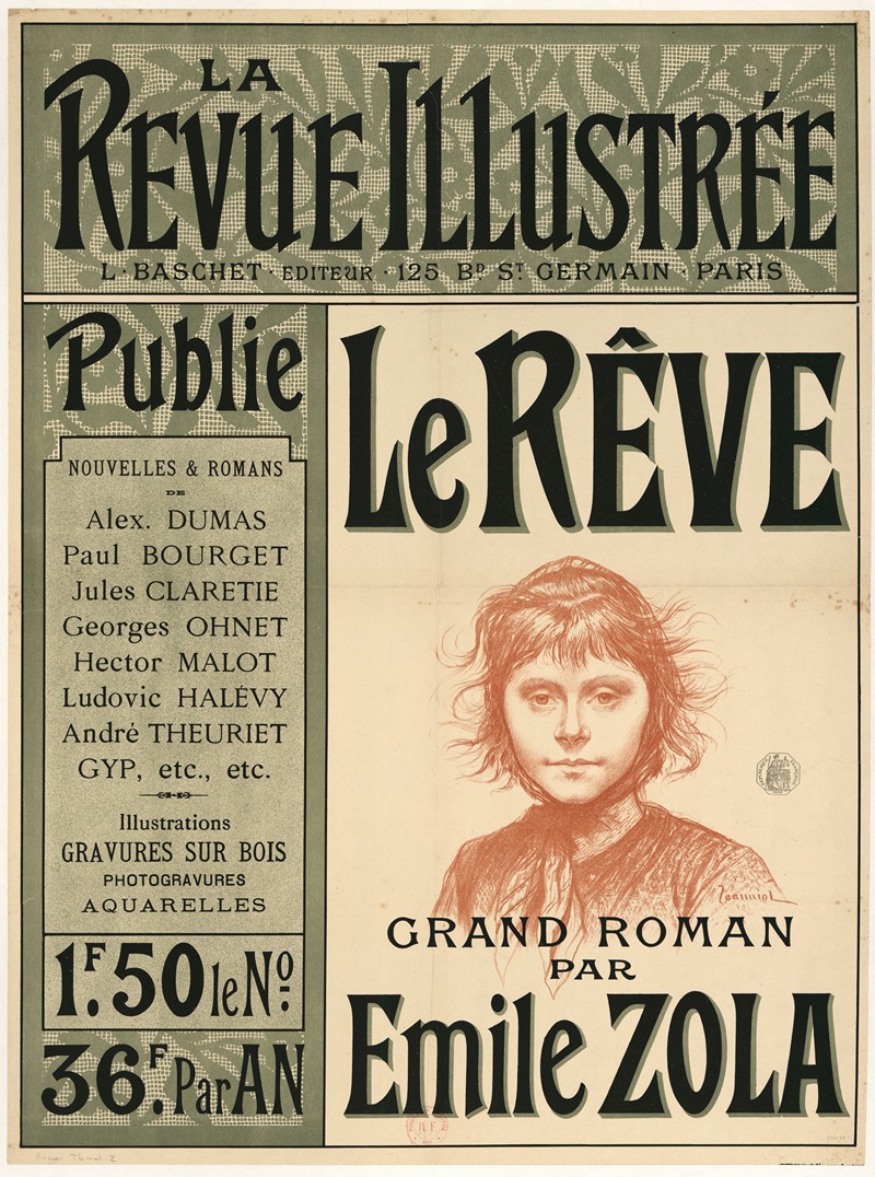 Pierre Georges Jeanniot - La Revue illustrée, publie le Rêve