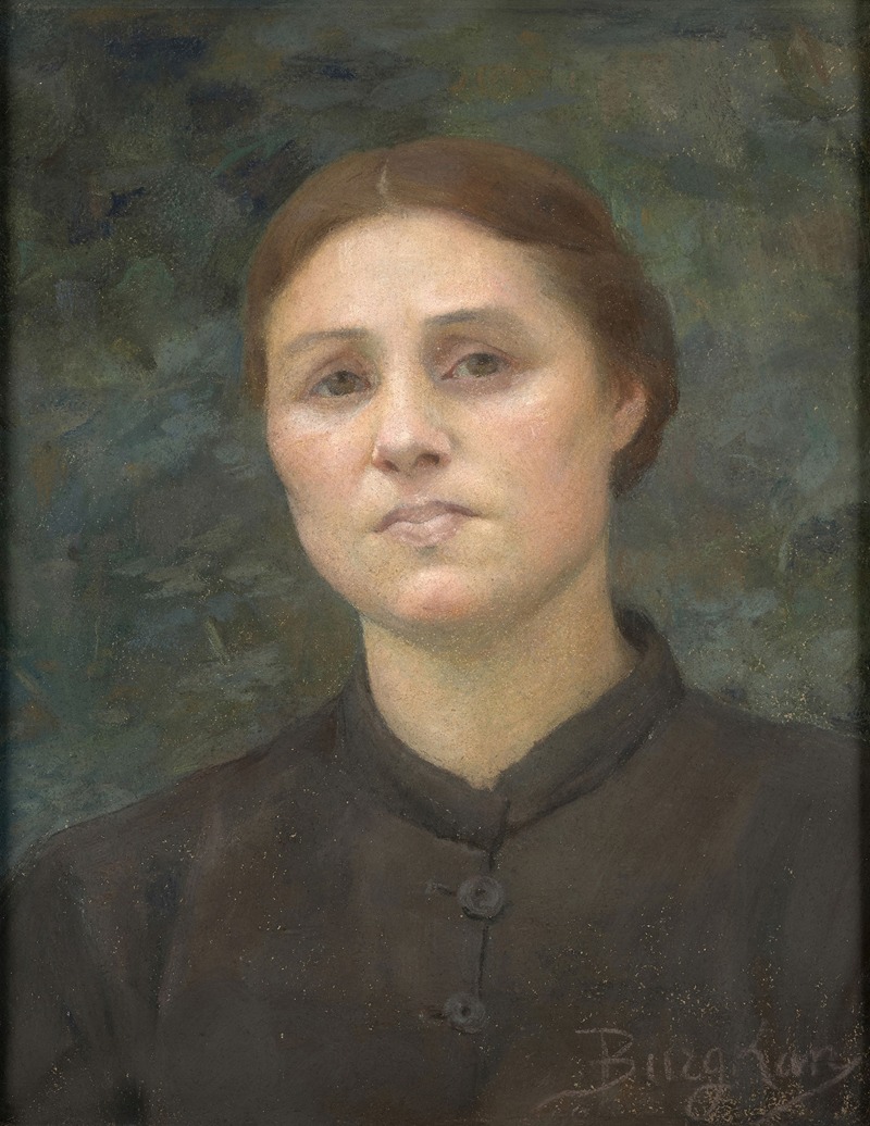 Berthe Burgkan - Autoportrait