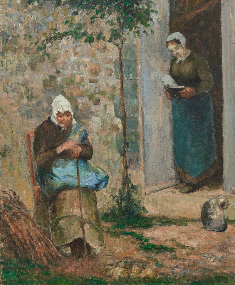 Camille Pissarro - La Charité