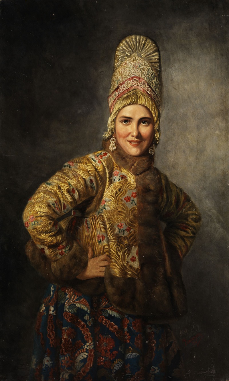 Carl Wenig - Russian bride