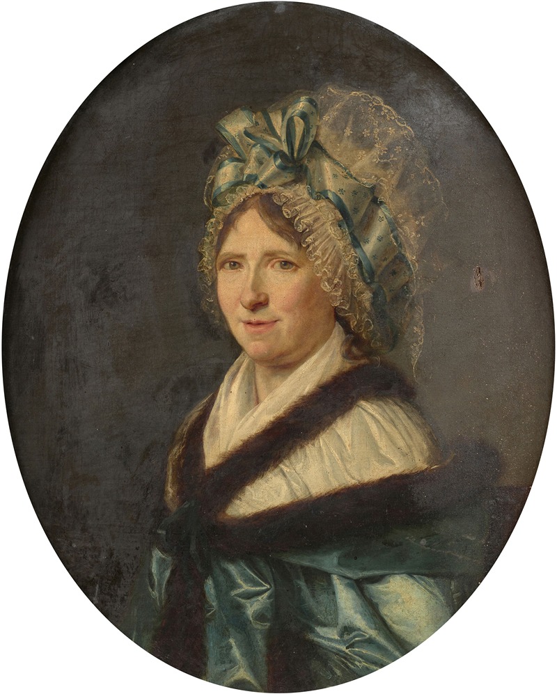 Constance-Marie Charpentier - Portrait d’Angélique Blondelu, née Debacq, mère de l’artiste