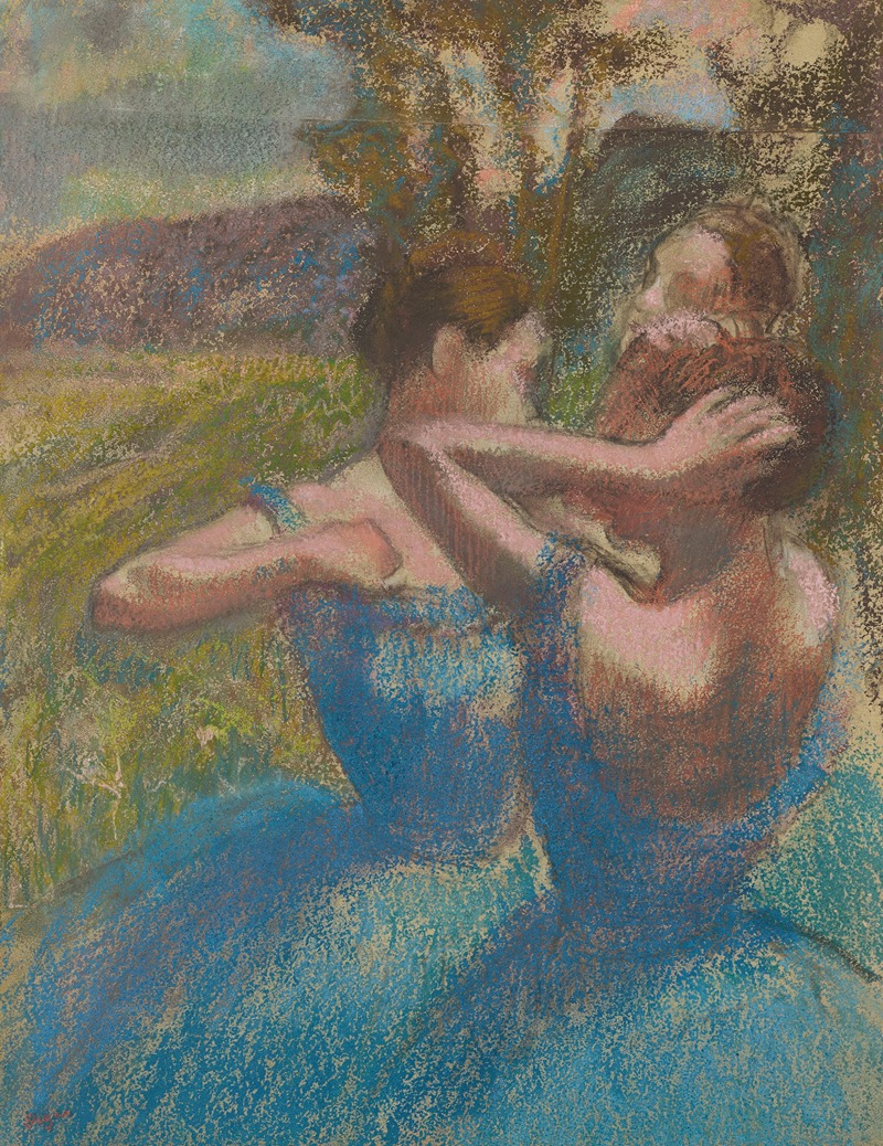 Edgar Degas - Trois danseuses