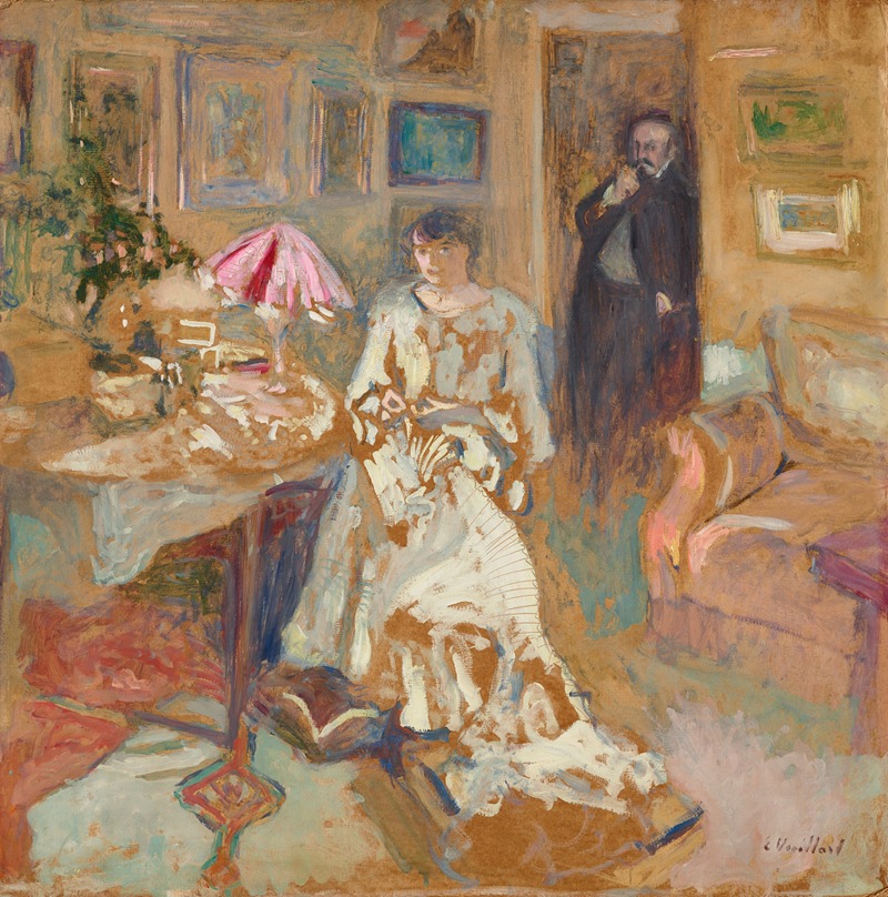 Édouard Vuillard - Jos Hessel et sa femme, rue de Rivoli