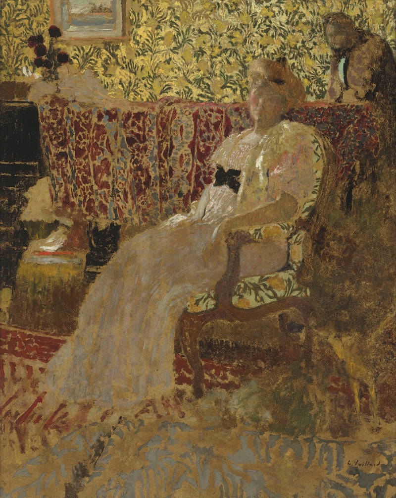 Édouard Vuillard - La femme au fauteuil (Misia et Thadée Natanson)