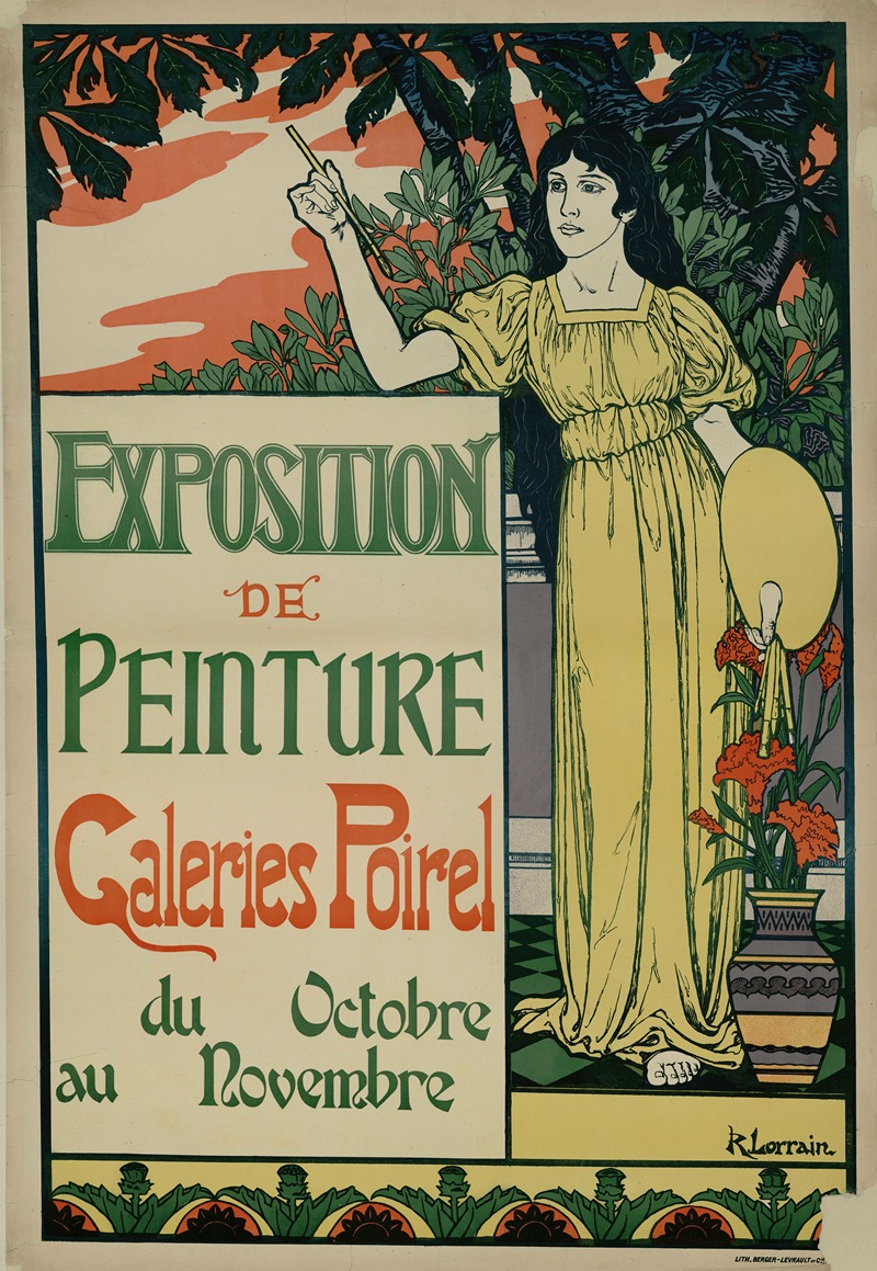 René Lorrain - Exposition de peinture Galeries Poirel