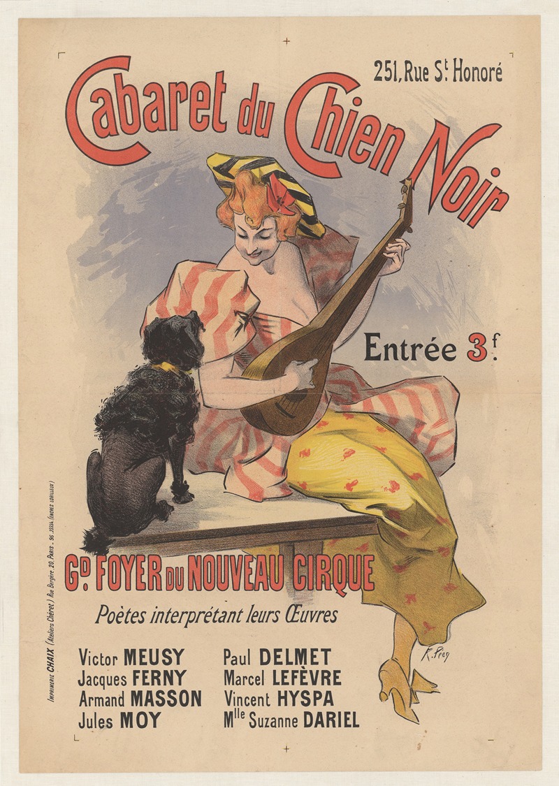 René Péan - Cabaret du Chien noir