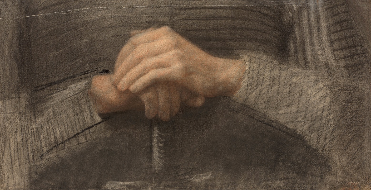 Félix Bracquemond - Study of hands also known as Fantin’s hands