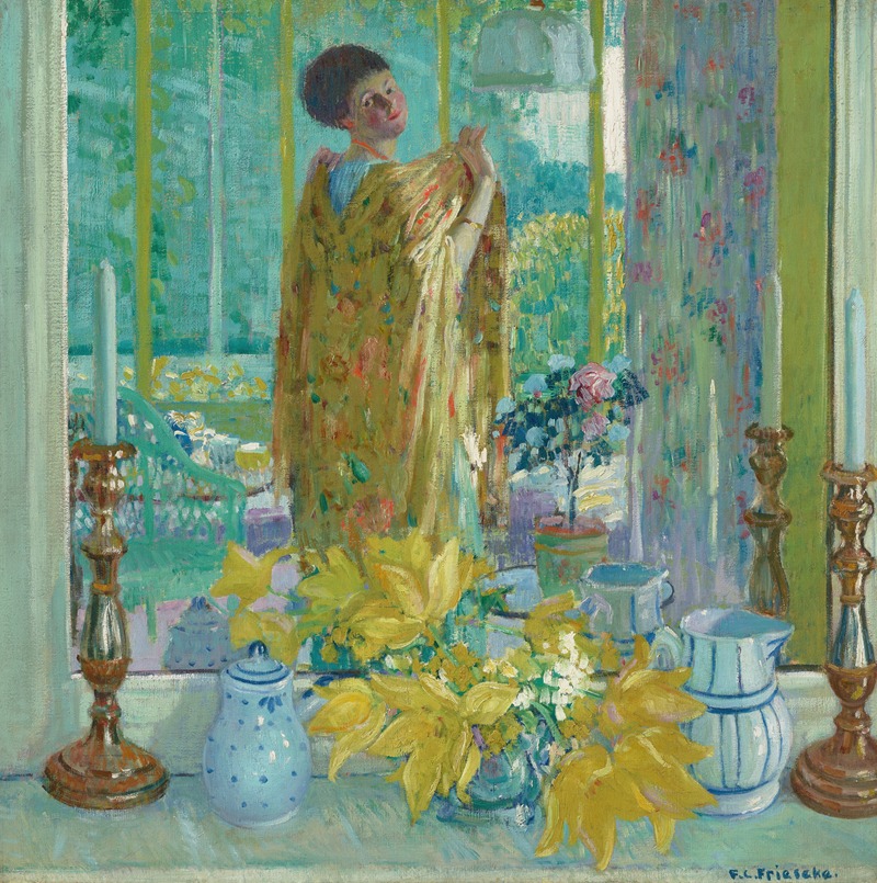 Frederick Carl Frieseke - Yellow Tulips