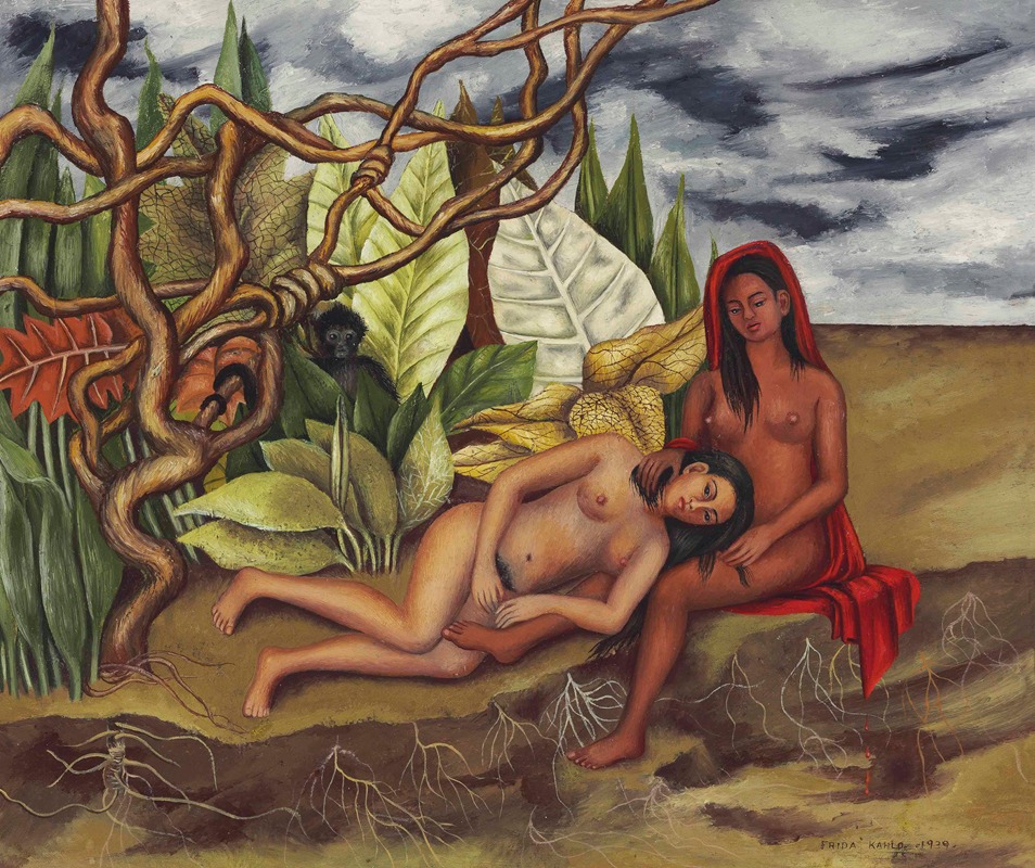 Frida Kahlo - Dos desnudos en el bosque (La tierra misma)