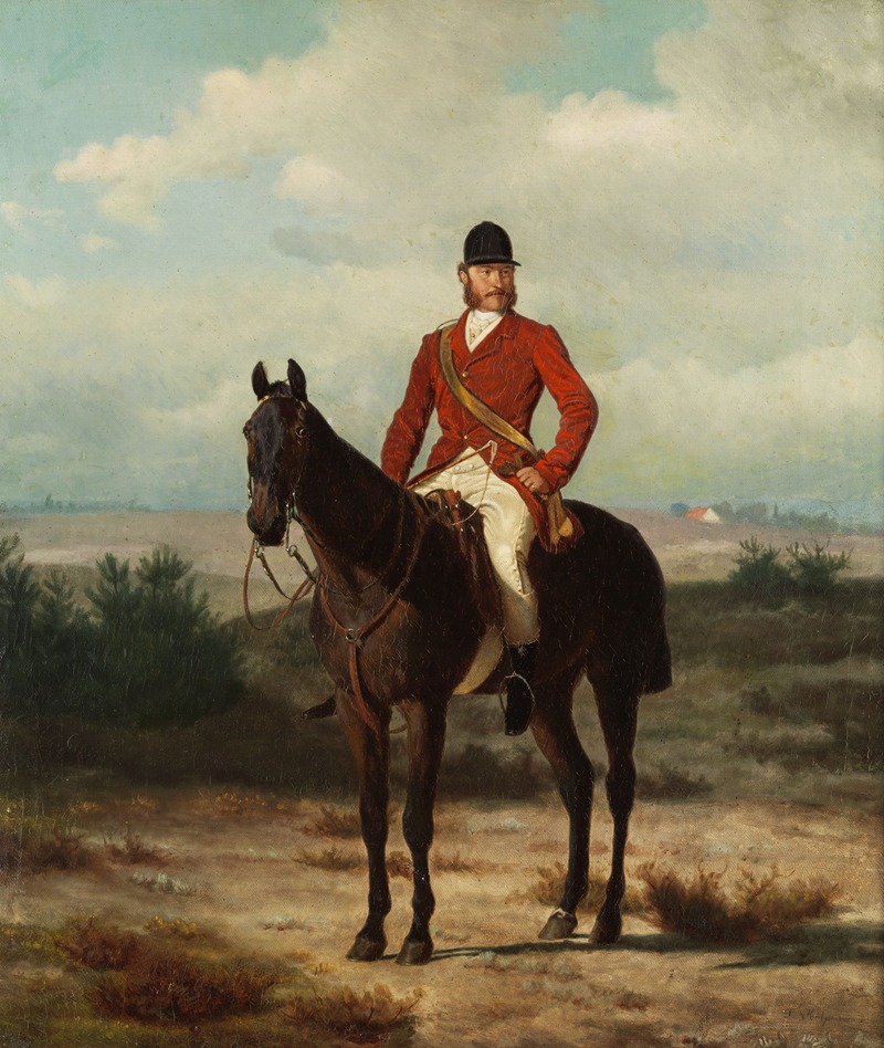 Friedrich Anton Kilp - Equestrian portrait of Prince Charles of Prussia (1801-1883)