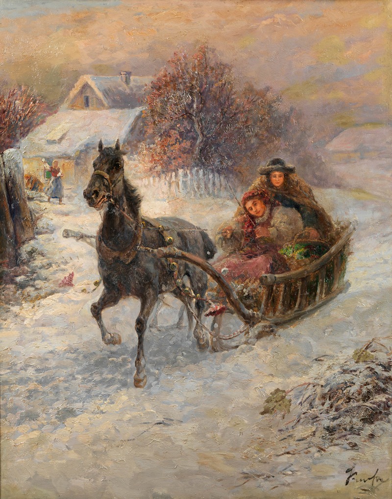 Gustav Prucha - Fröhliche Schlittenfahrt