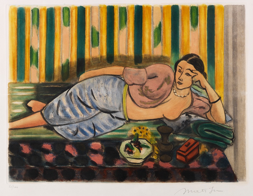 Henri Matisse - Odalisque au coffret rouge