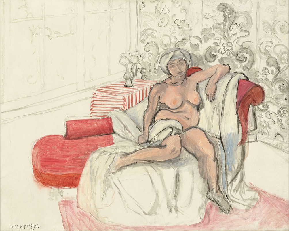 Henri Matisse - Nu sur la chaise longue