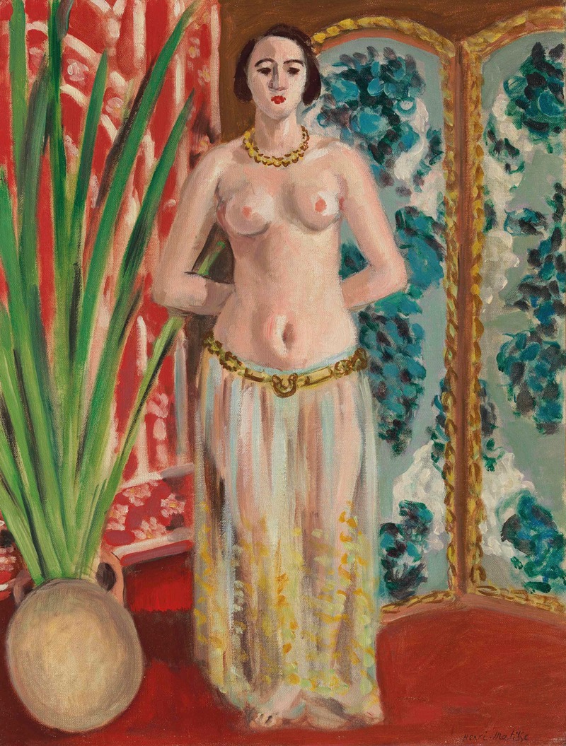 Henri Matisse - Odalisque, mains dans le dos