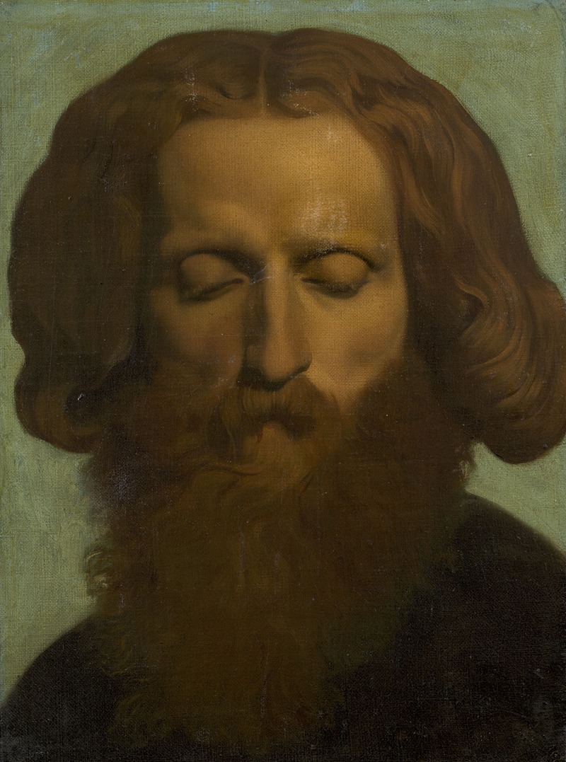 Hippolyte Flandrin - Tête d’homme barbu