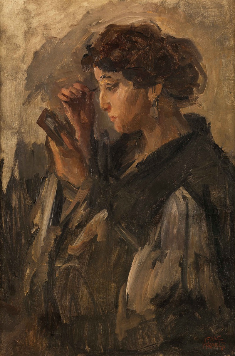 Isaac Israëls - Dame mit Handspiegel