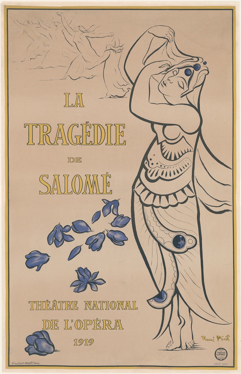 René Piot - La Tragédie de Salomé. Théâtre National de l’Opéra, 1919