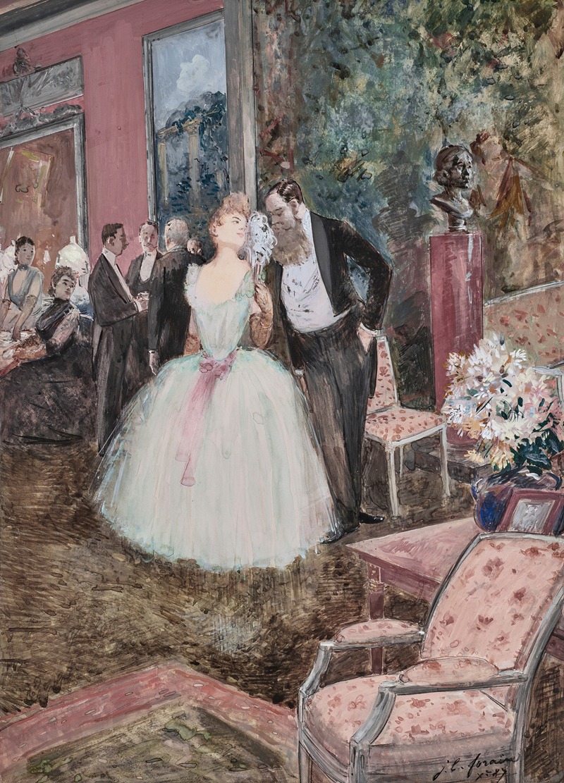 Jean-Louis Forain - Scène de bal