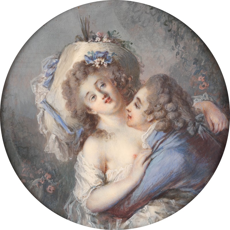 Johann Julius Heinsuis - Couple s’enlaçant