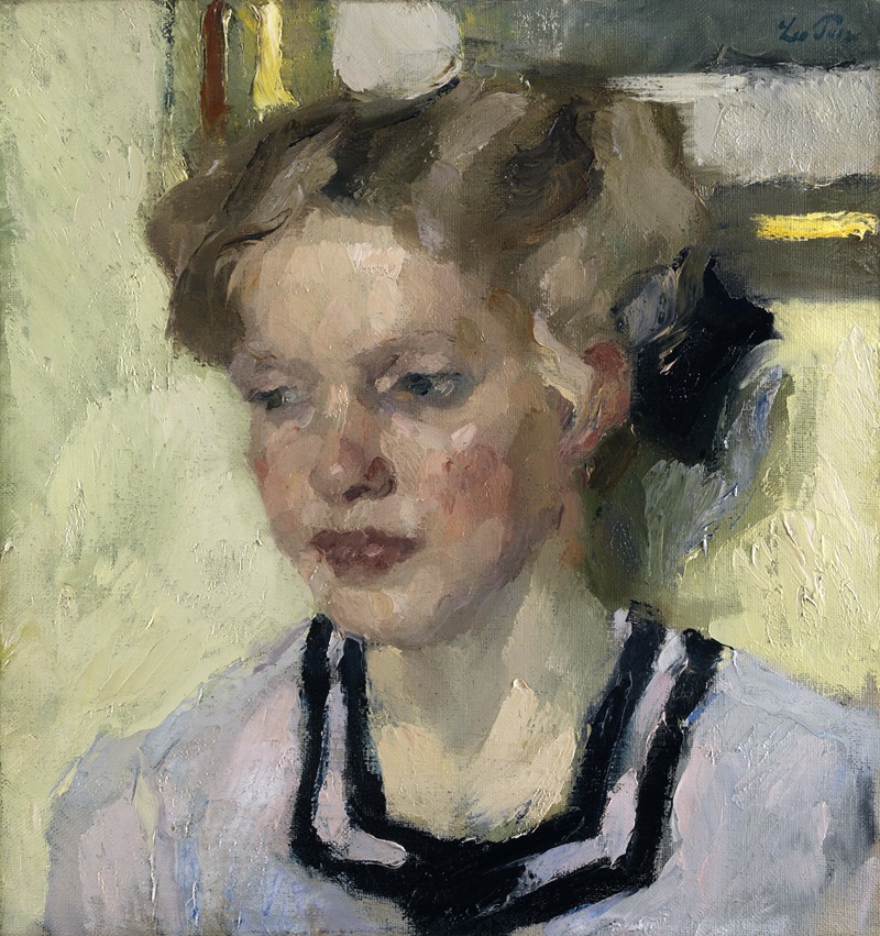 Leo Putz - Portrait of Mina Hasch