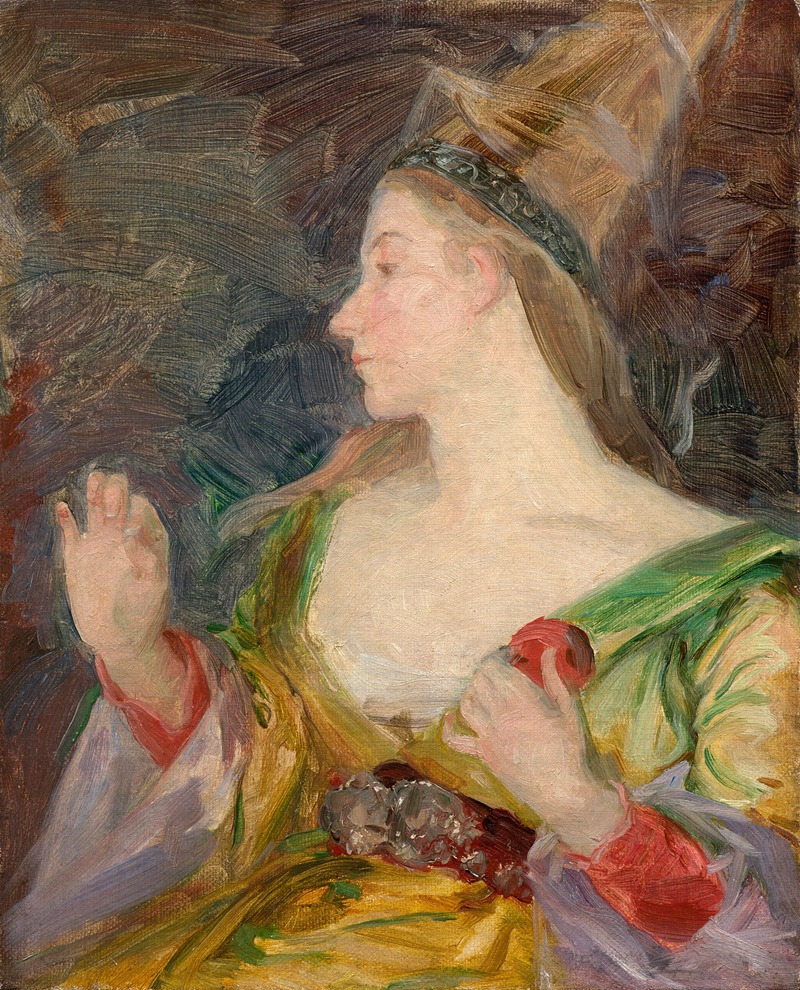 Marie Bracquemond - Lady with a hennin