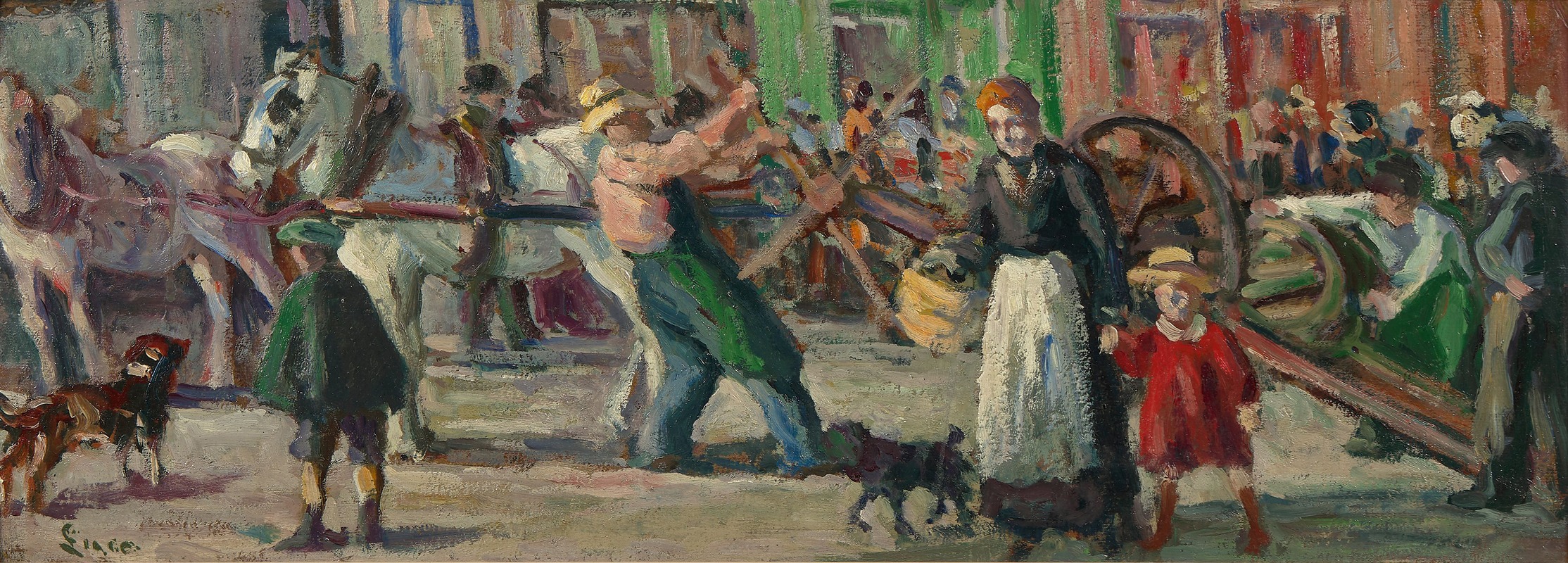 Maximilien Luce - Le fardier