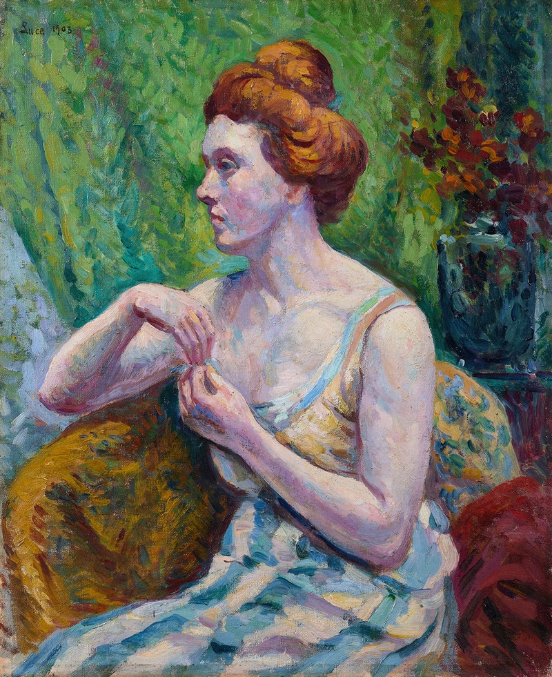 Maximilien Luce - Portrait de femme