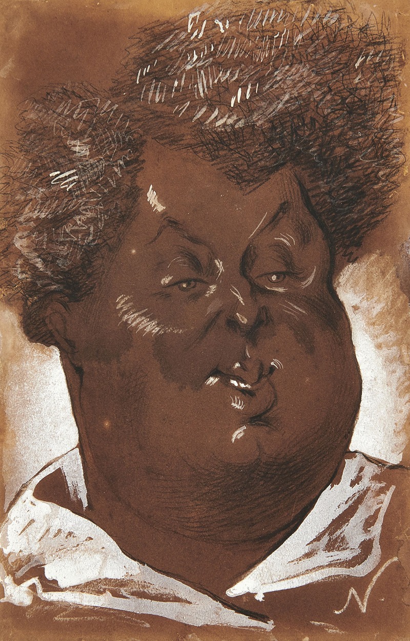 Nadar - Portrait d’Alexandre Dumas.