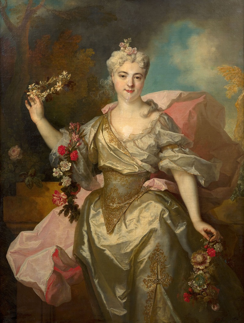 Nicolas De Largillierre - Portrait of Marie Antoinette Hereford