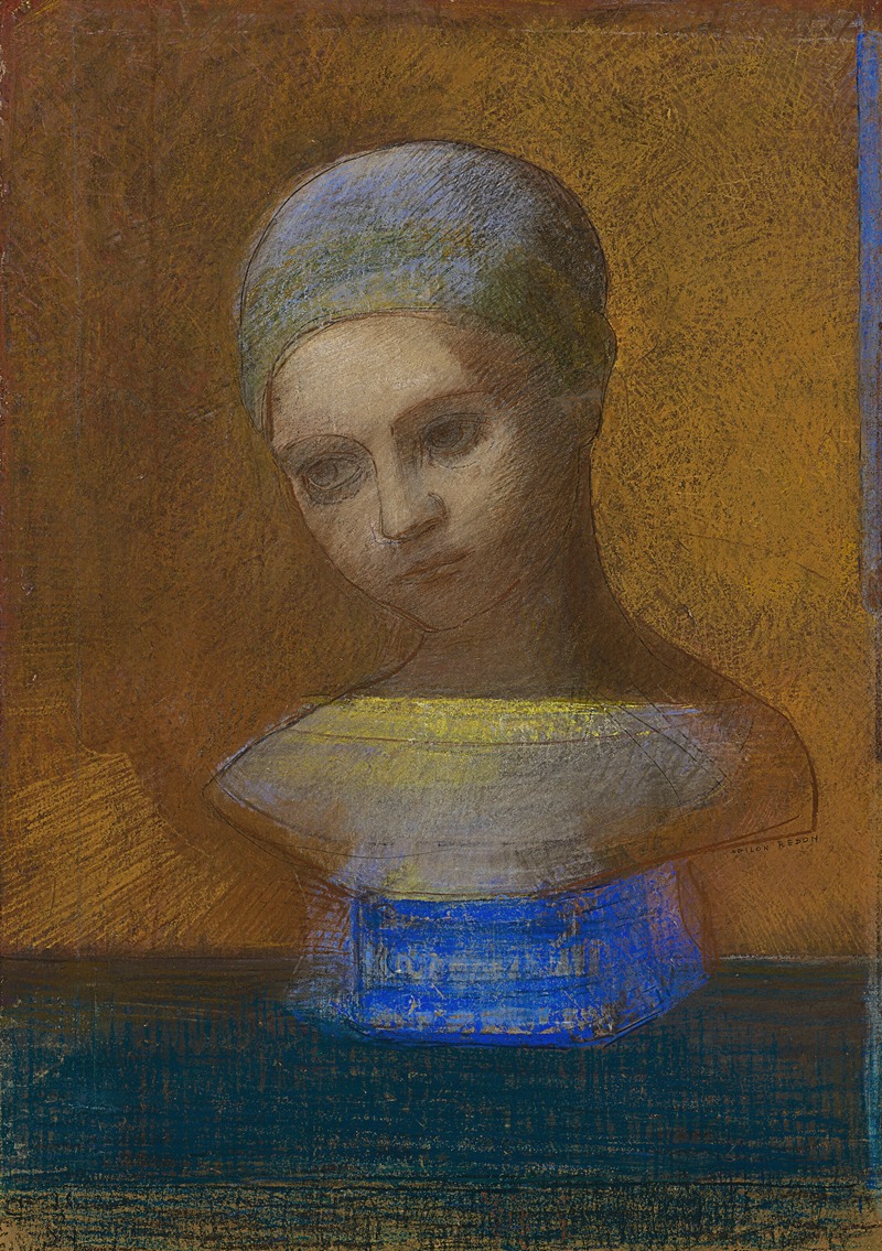 Odilon Redon - Buste d’enfant