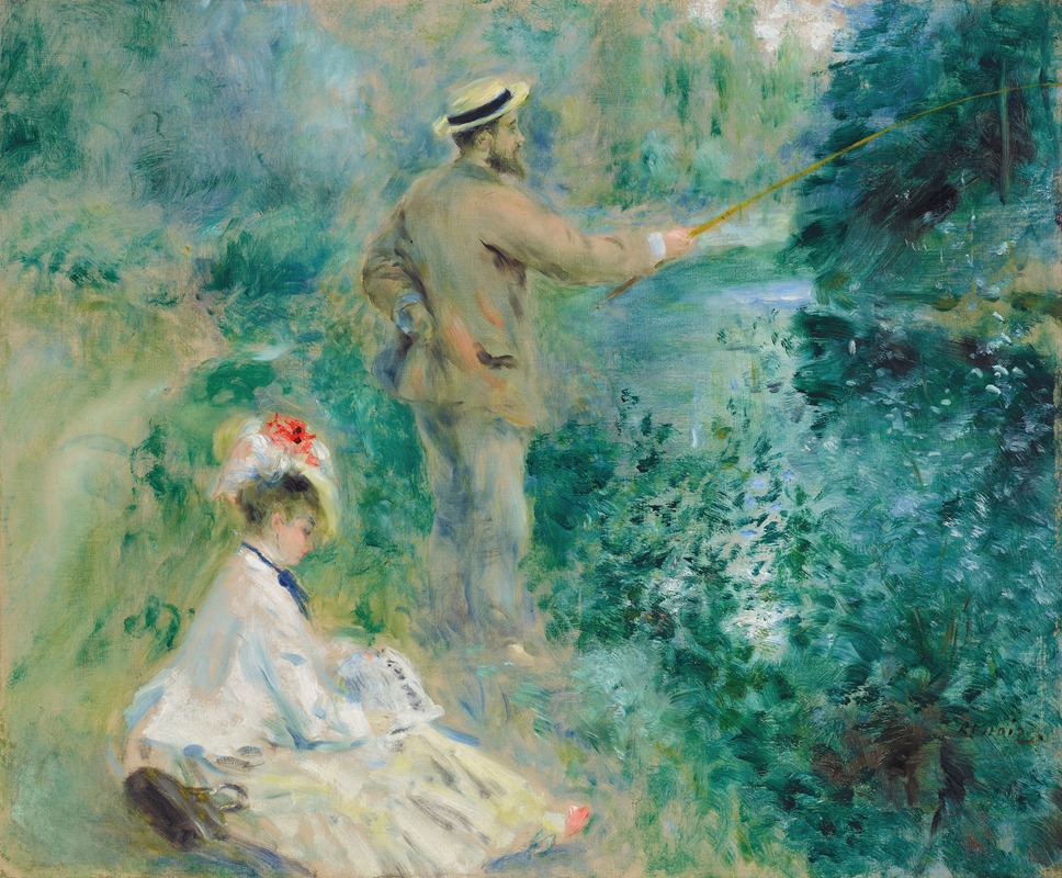 Pierre-Auguste Renoir - Le pêcheur à la ligne