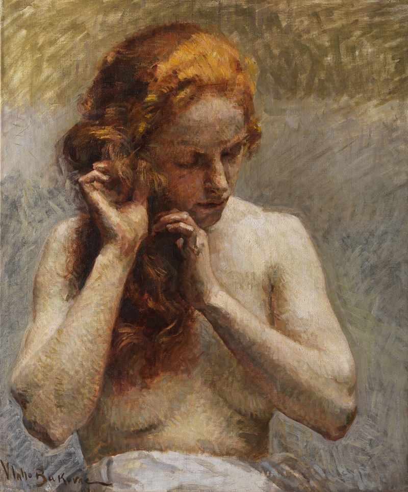 Vlaho Bukovac - Female semi-nude