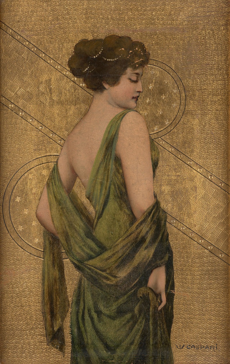 Walther Caspari - Figure féminine allégorique